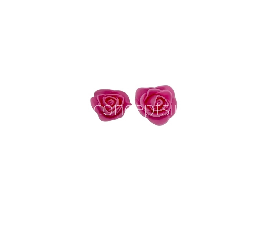 Small Foam Rose - Multicolour-Pink Small Foam Rose - Multicolour-Pink