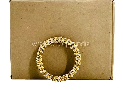 3" Pearl Ring-Pearl & Gold 3" Pearl Ring-Pearl & Gold