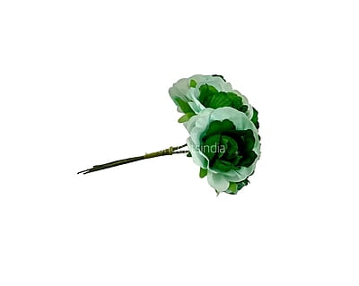 Mint & Green Rose on Stick