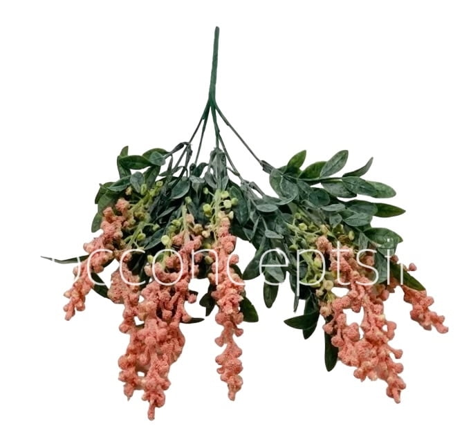 Leaves Bunch with Frosted Fern