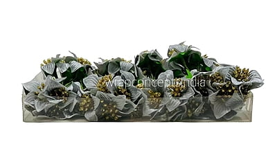 Grey Flowers with Glitter Pollen Grey Flowers with Glitter Pollen
