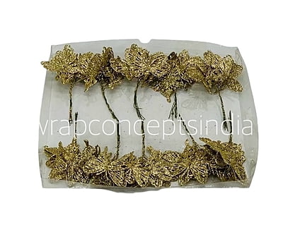 Glitter Butterfly - Gold/Silver/Red