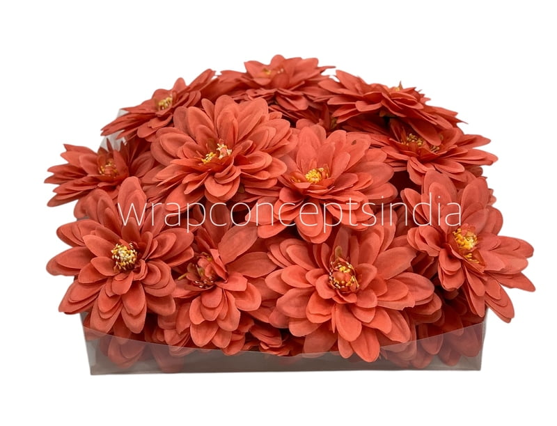 Royal Orange Dahlias