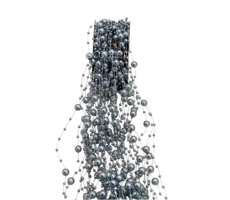 Pearl Strings- Matt Silver (Pack of 50)