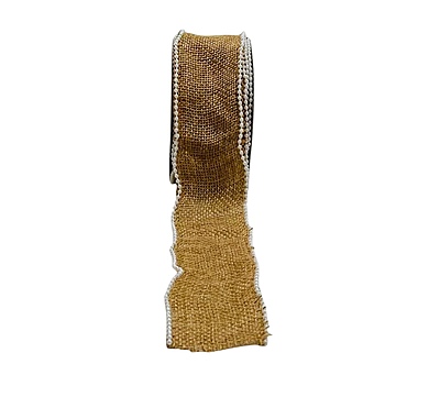 Jute Ribbon With & Without Pearls - 40 MM