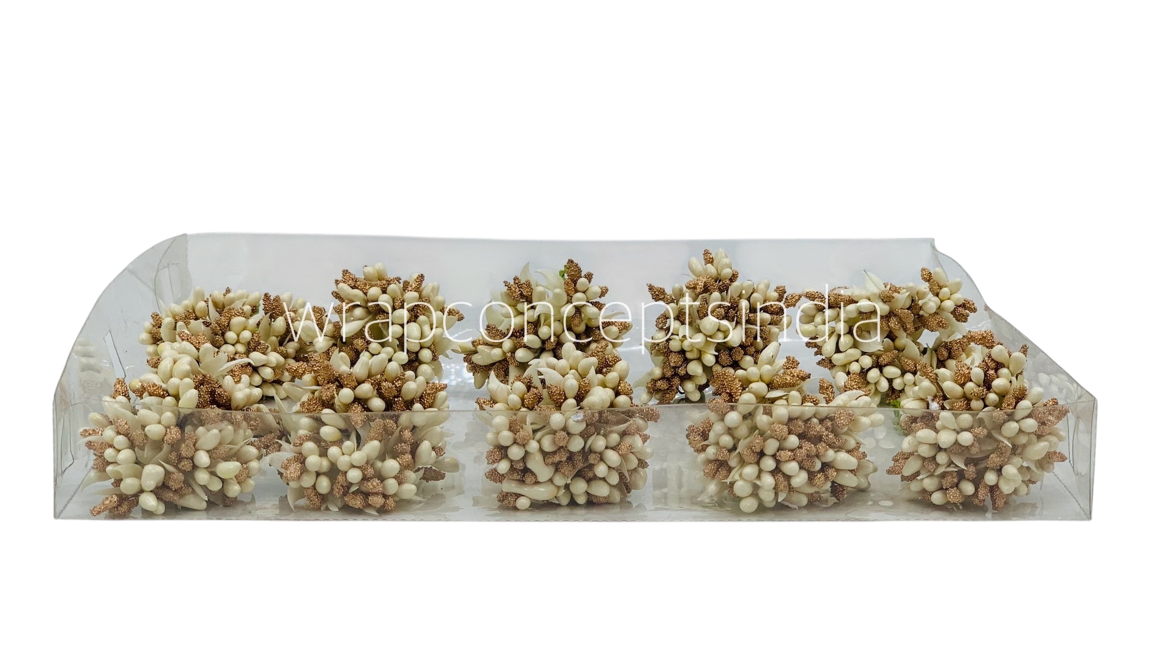 Dual Tone Pollens - Cream & Gold