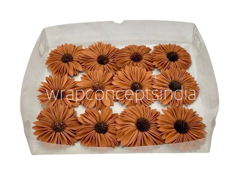 Rust Sola Wood Gerberas