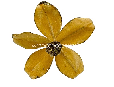 Velvet Flower with Gitter Pine Center Velvet Flower with Gitter Pine Center
