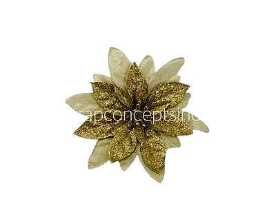 Light Gold Layer Glitter Flower Light Gold Layer Glitter Flower