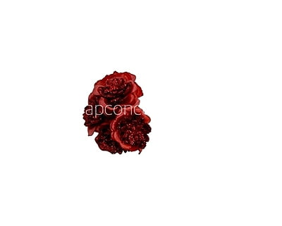 Glitter Flower - Maroon Glitter Flower - Maroon