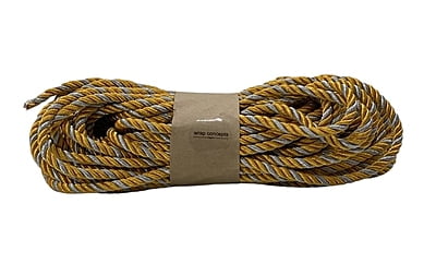 Dual Tone Gold & Silver Twisted Chord - 8 MM