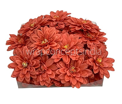 Royal Orange Dahlias