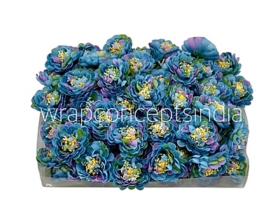 Blue Shaded Small Dahlias