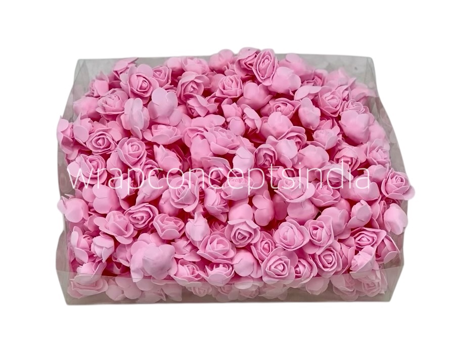 Small Foam Rose -Baby Pink