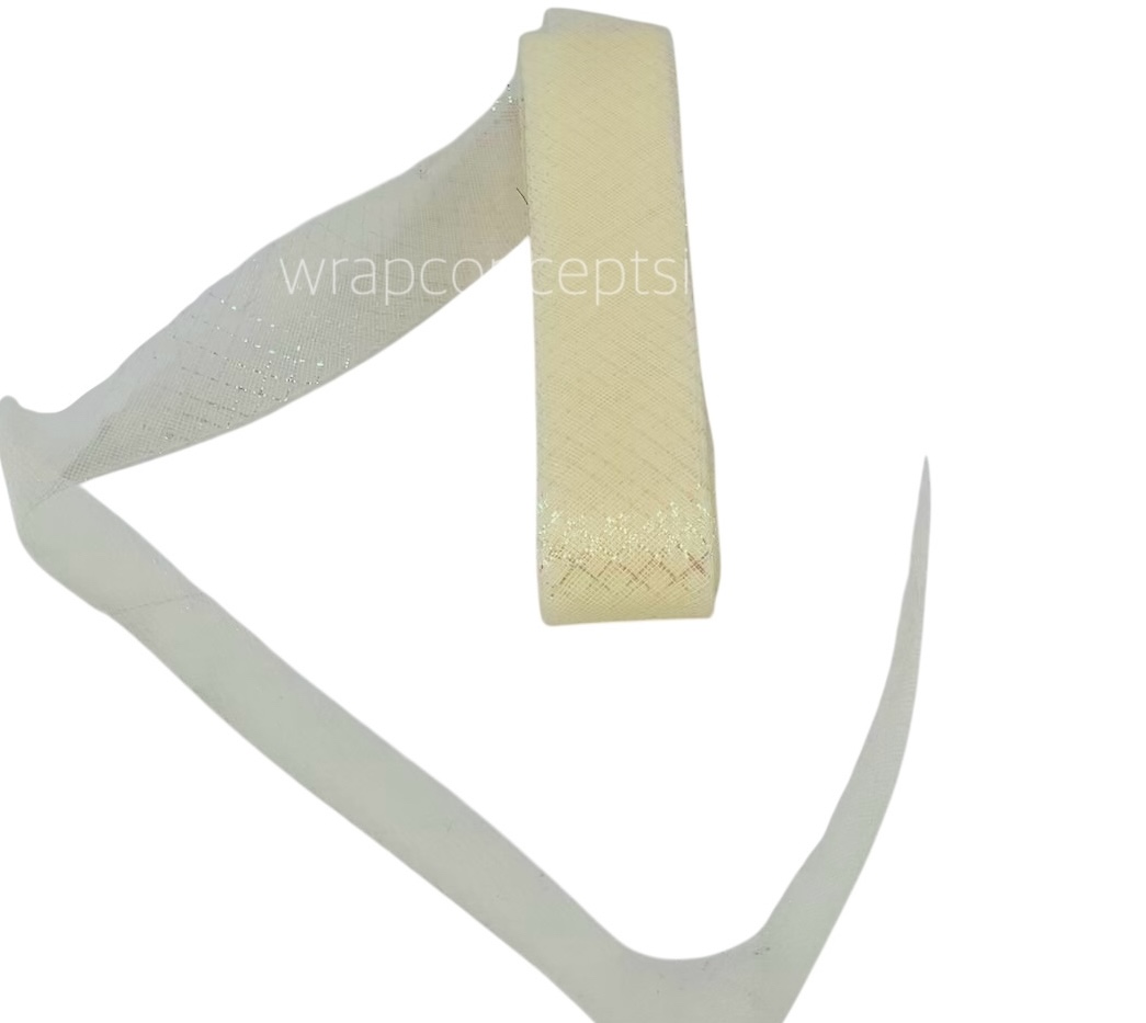 Stretch Ribbon with Glitter Hints Stretch Ribbon with Glitter Hints