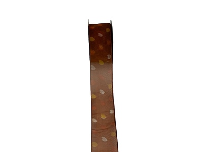 Heart Print Sheer Ribbon