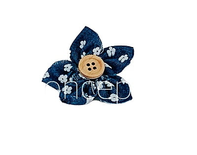 Denim Blue with Buttoned Centre. Denim Blue with Buttoned Centre.