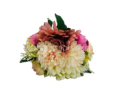 Carnation, Dahlia & Peony Bunch - Multicolour Carnation, Dahlia & Peony Bunch - Multicolour