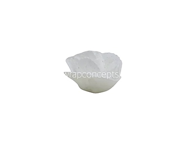 White Medium Foam Rose With Net White Medium Foam Rose With Net