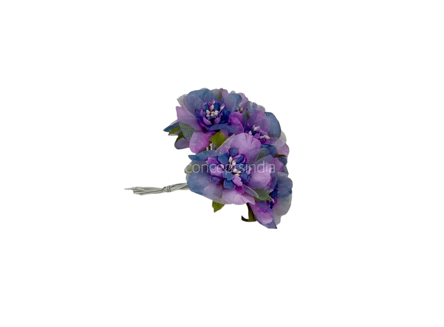 Purple & Blue Shaded Flowers with Glitter Pollen Purple & Blue Shaded Flowers with Glitter Pollen