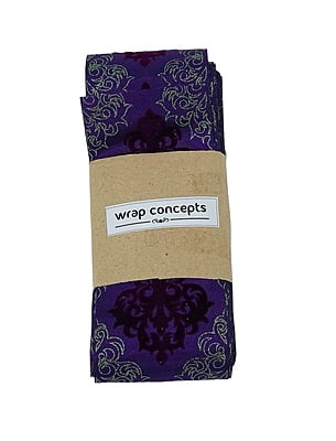 Deep Purple Damask Ribbon