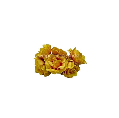 Yellow with Orange Small Roses