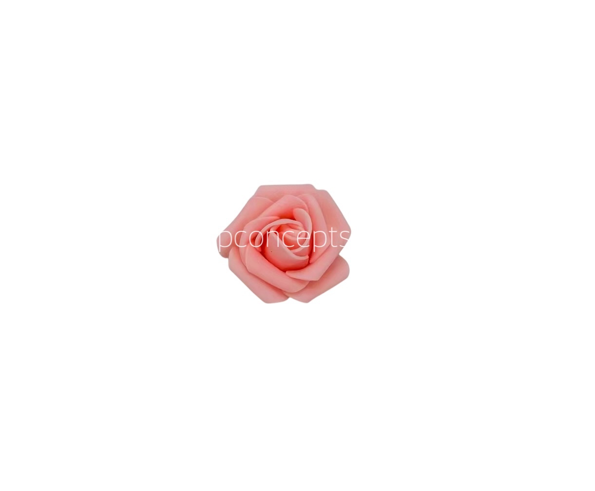 Peach Medium Foam Rose Peach Medium Foam Rose