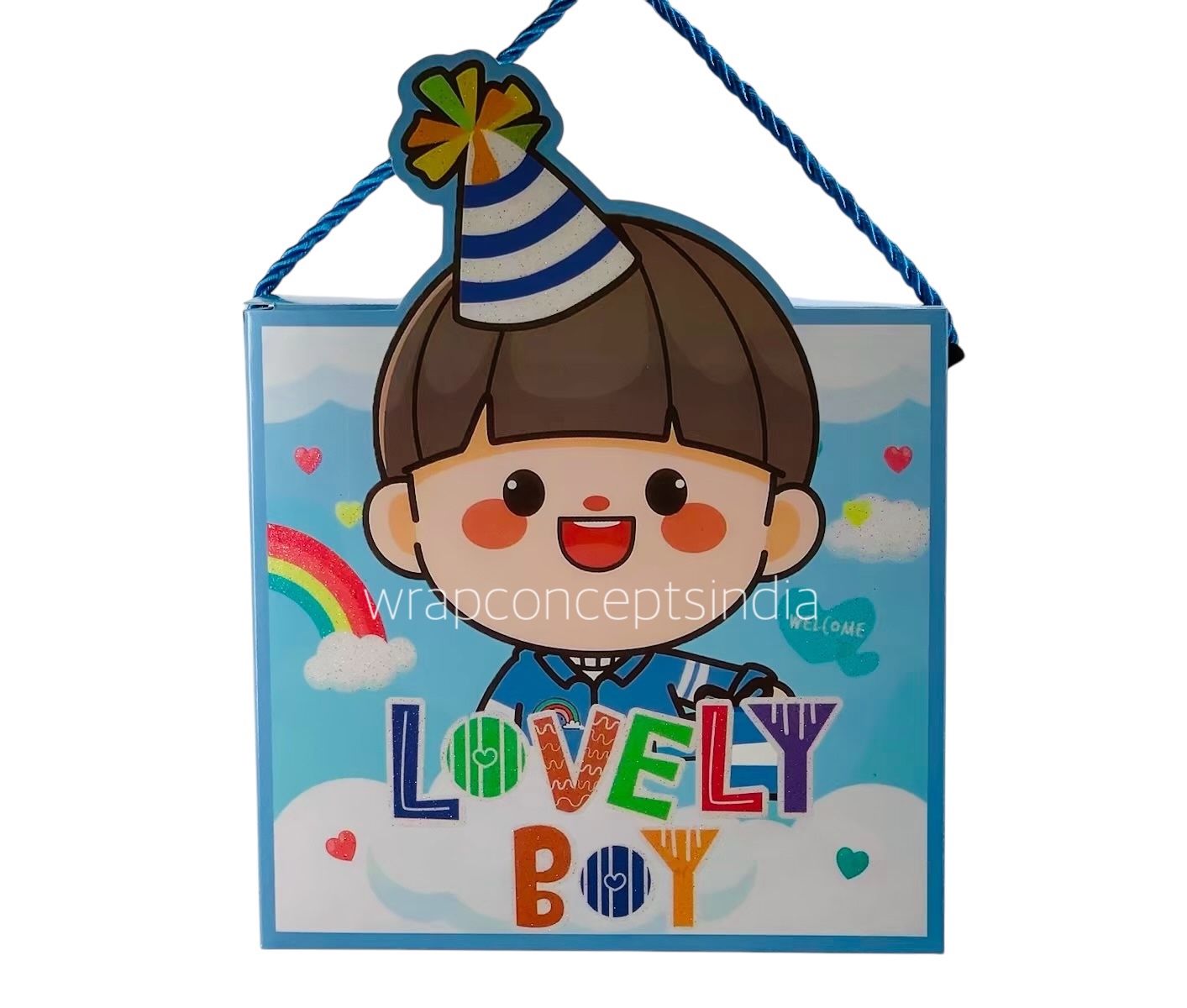 Lovely Boy/Girl Foldable Paper Gift Bag Box Lovely Boy/Girl Foldable Paper Gift Bag Box