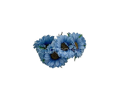 Sunflower on stick-Blue