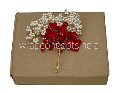 Red Pearl Flower Add-on Stick