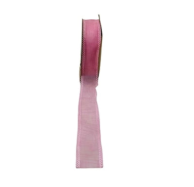 Baby Pink Lace Ribbon with scalloped edges