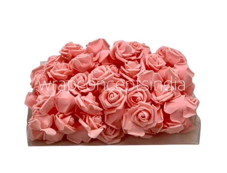Peach Medium Foam Rose Peach Medium Foam Rose
