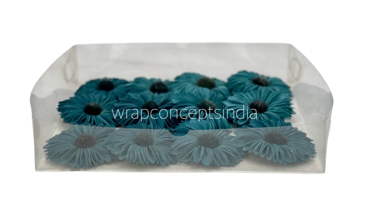 Teal Sola Wood Gerberas Teal Sola Wood Gerberas