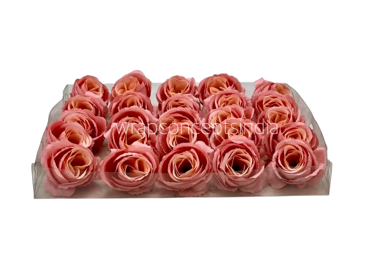 Peach with Cream Rose Buds Peach with Cream Rose Buds