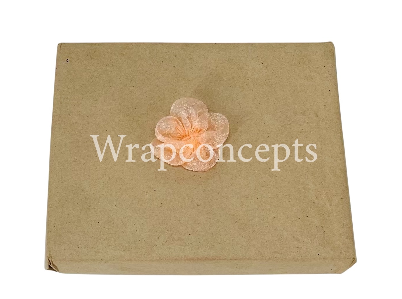 Light Orange Organza Flowers Light Orange Organza Flowers
