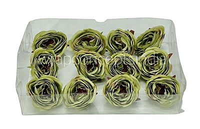 Camellia Flower - Shaded Green