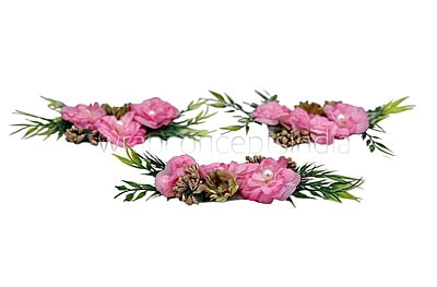Pink Petunias and Gold Pollen Ready Bunch