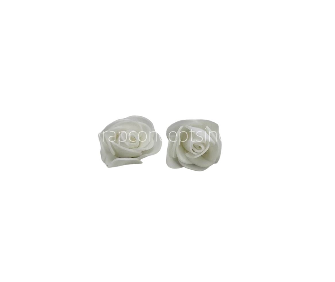 Small Foam Rose -White Small Foam Rose -White