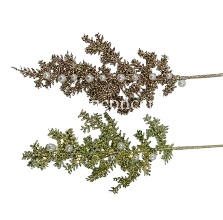 Christmas Tree Fern Sticks with Pearls Christmas Tree Fern Sticks with Pearls