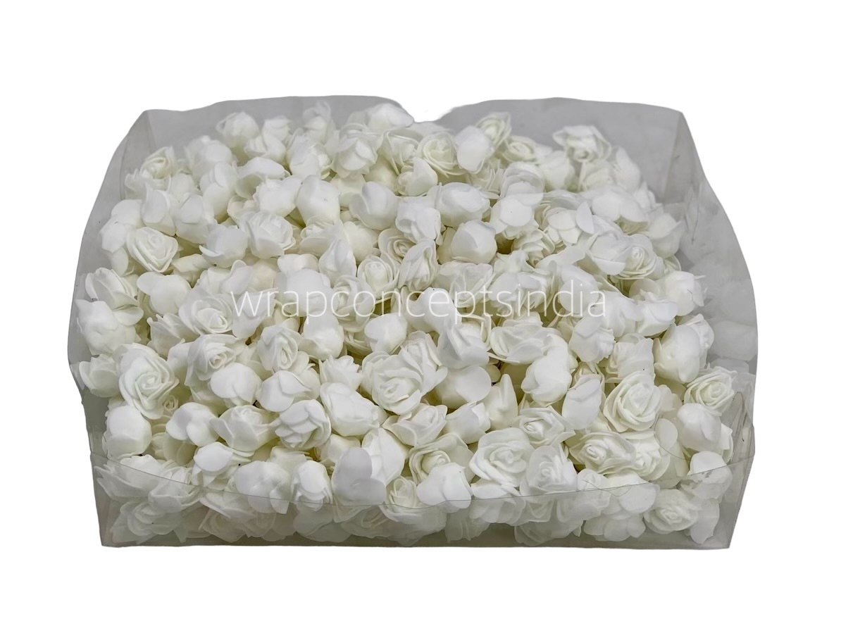 Small Foam Rose -White Small Foam Rose -White