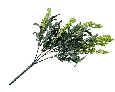 Leaves Bunch with Frosted Fern