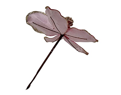 Velvet Flower with Gitter Pine Center Velvet Flower with Gitter Pine Center