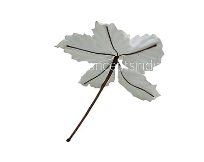 Medium Flower with Glitter Edges