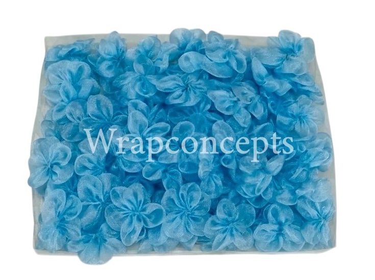 Sky Organza Flowers