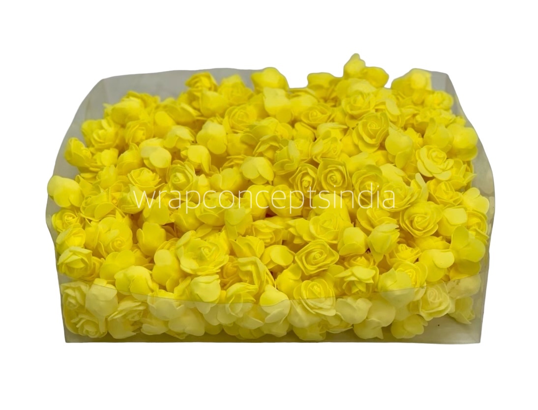 Small Foam Rose - Yellow Small Foam Rose - Yellow