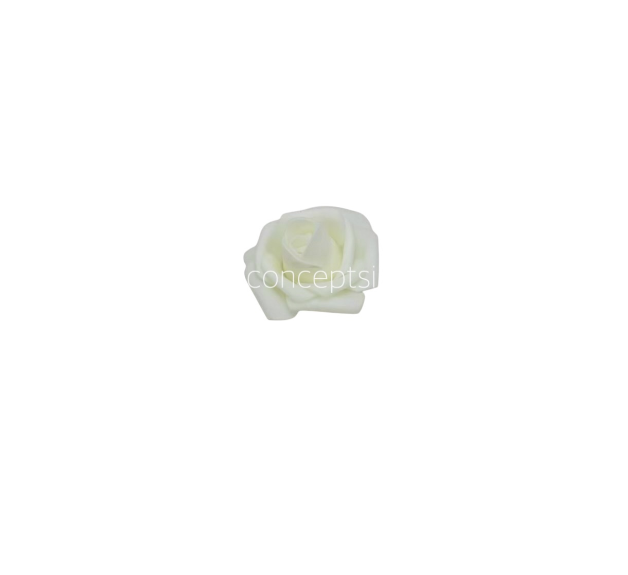 Ivory Medium Foam Rose