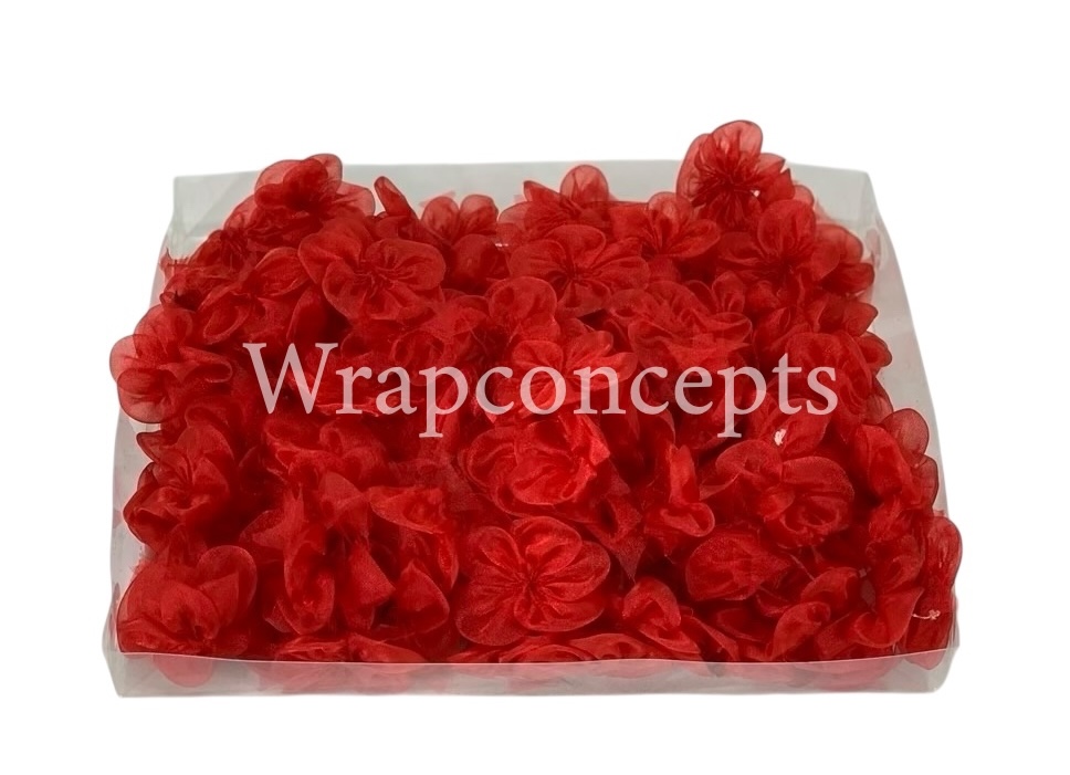 Scarlet Organza Flowers Scarlet Organza Flowers
