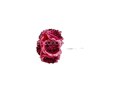 Glitter Flower - Fuchsia Pink Glitter Flower - Fuchsia Pink