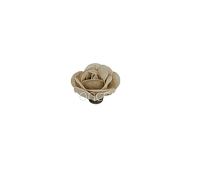 Jute Burlap Rose-Natural Jute Burlap Rose-Natural