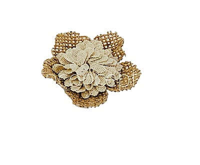 Jute Burlap Hessian Flower Jute Burlap Hessian Flower